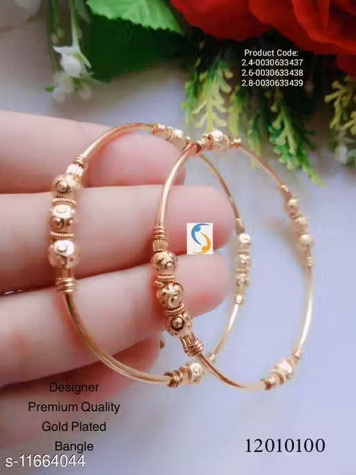 Gold Plated New Design Para Kadli Bangle for Women